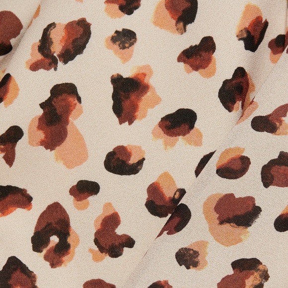 Theory flora leopard print silk midi cami dress - Picture 8 of 14